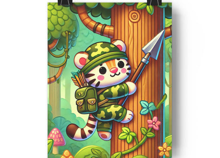 Stealthy Stripes Giclée Art Print