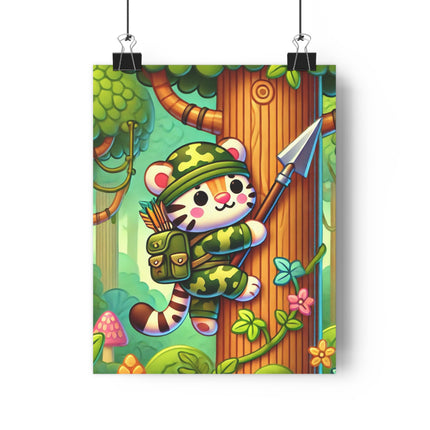 Stealthy Stripes Giclée Art Print