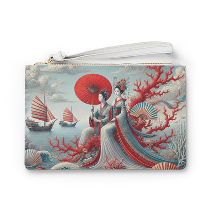 Ladies by the Quiet Sea Clutch Bag