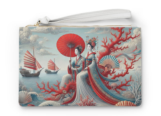 Ladies by the Quiet Sea Clutch Bag