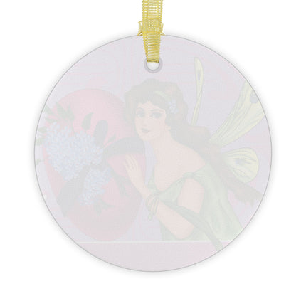 The Fairy’s Blossom Glass Ornament