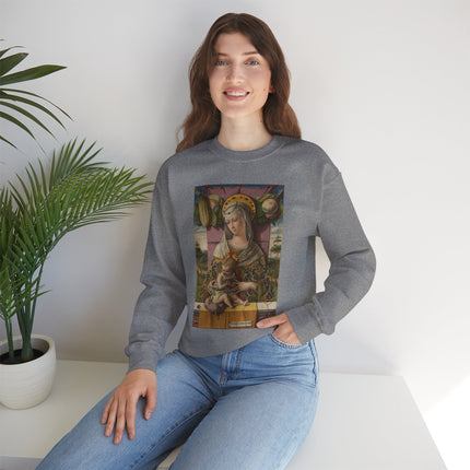 Madonna and Child by Carlo Crivelli Heavy Blend™ Crewneck Sweatshirt