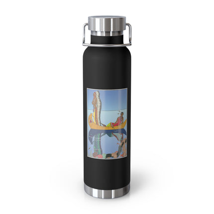Le long du Missouri (Indian couple on the Missouri River) by George Barbier Copper Vacuum Insulated Bottle, 22oz