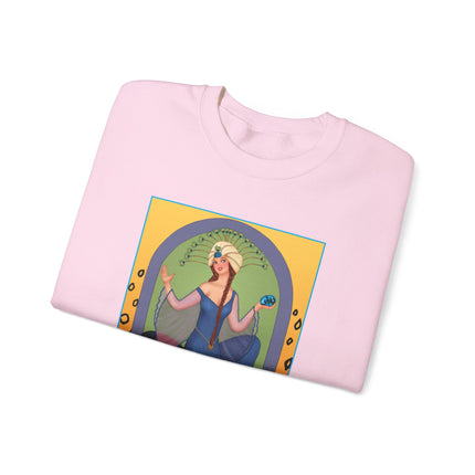 December & Tanzanite (from the Gem Series) by Sofia Chiostri Heavy Blend™ Crewneck Sweatshirt