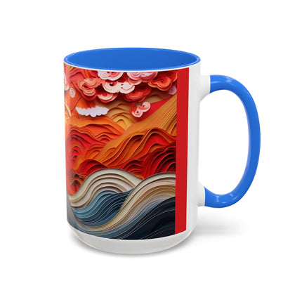 Vibrant Sunrise Sky Colorful Mugs (11oz, 15oz)