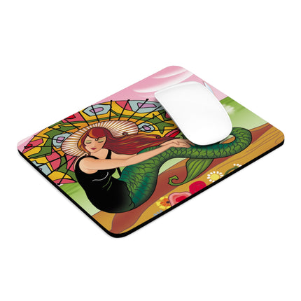 Siren Serenade  by Carlo Chiostri Mouse Pad, Round and Rectangle