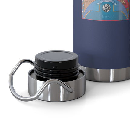 April & Diamond (from the Gem Series) by Sofia Chiostri Copper Vacuum Insulated Bottle, 22oz