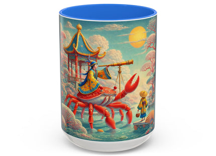 The Celestial Crab Navigator Colorful Mugs (11oz, 15oz)