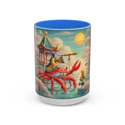 The Celestial Crab Navigator Colorful Mugs (11oz, 15oz)