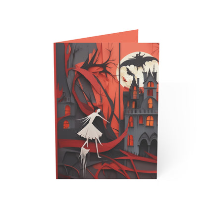 Halloween Night Scene Greeting Cards (1, 10, 30, and 50pcs)