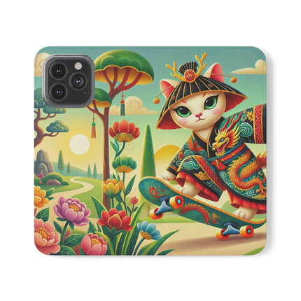 🛹🐉 Dragon Dance on Wheels Flip Case – Bold Adventure & Dynamic Grace