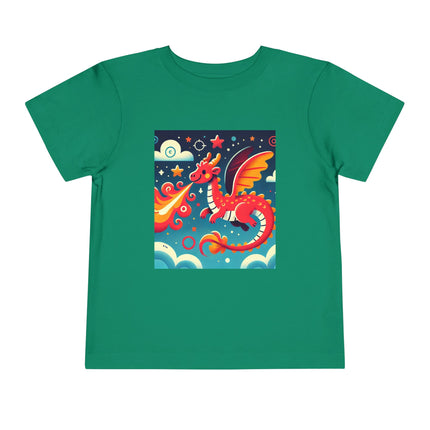 Starry Sky Dragon Toddler Short Sleeve Tee