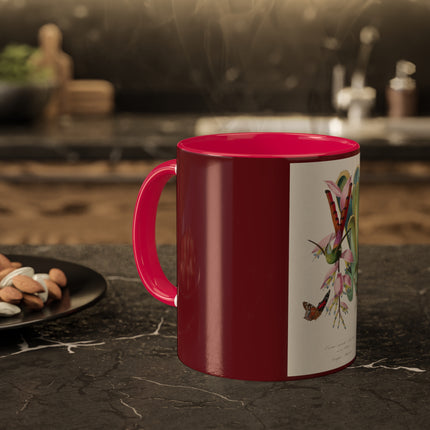 Hummingbird by Paul Gervais Colorful Mugs, 11oz