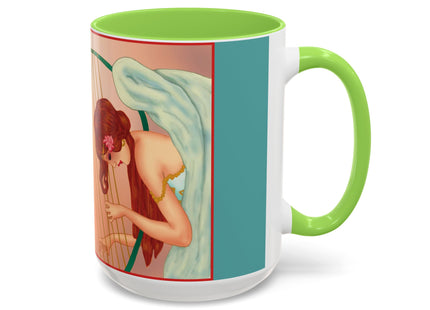Heavenly Angel Duet Colorful Mugs (11oz, 15oz)