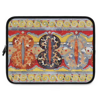 Reproduction of the Shield Frieze by Emile Gilliéron Laptop Sleeve