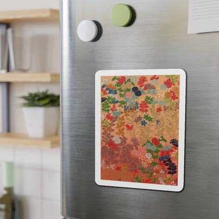 Japanese Flower Pattern by G.A. Audsley Die-Cut Magnets (5 Sizes)