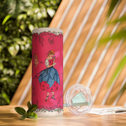Cupid’s Charm Skinny Matte Tumbler, 20oz