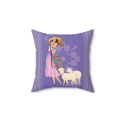 Easter Elegance Spun Polyester Square Pillow