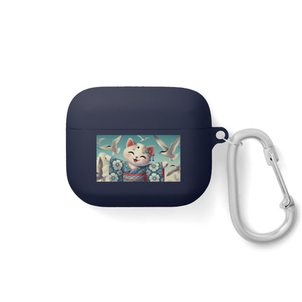 Geisha Kitten by the Seaside AirPods and AirPods Pro Case