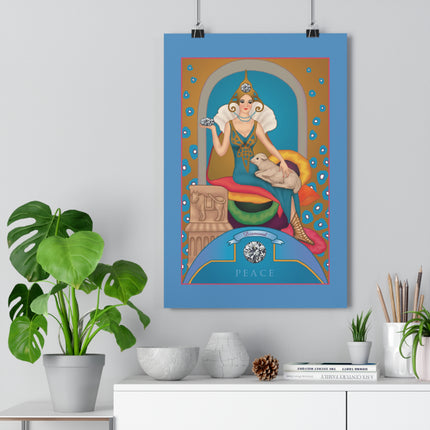 April & Diamond (from the Gem Series) by Sofia Chiostri Giclée Art Print