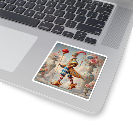 The Ornamental Jester Kiss-Cut Stickers (4 Stickers)