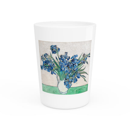 Irises by Vincent Van Gogh Ceramic Shot Glass