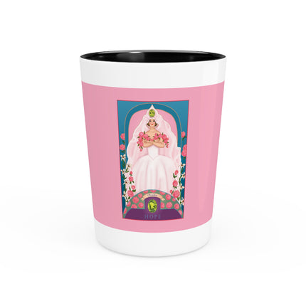 August & Peridot (from the Gem Series) by Sofia Chiostri Ceramic Shot Glass