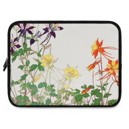 Aquilegia Flower by Tanigami Kônan Laptop Sleeve