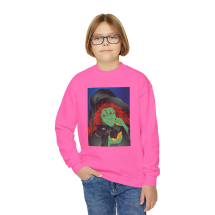 Mirror, Mirror A Witch's Touch Youth Crewneck Sweatshirt