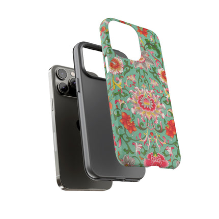 Colorful Floral Pattern by Owen Jones Phone Cases