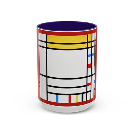 Place de la Concorde by Piet Mondrian Colorful Mugs (11oz, 15oz)