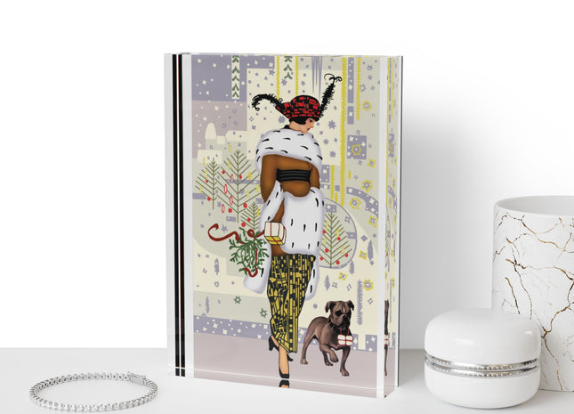 Wrapped in Elegance Acrylic Art Block