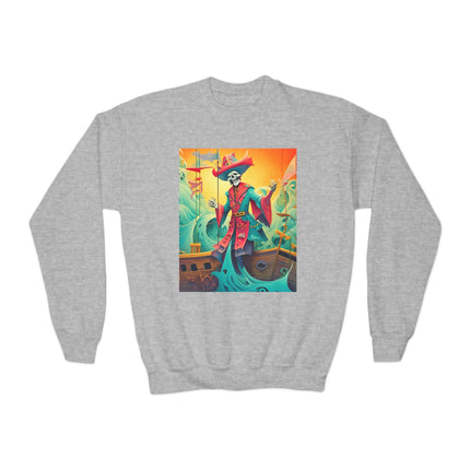 Skeleton Crew of the Misty Seas Youth Crewneck Sweatshirt