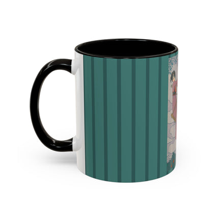 La balançoire by Georges Lepape Colorful Mugs (11oz, 15oz)