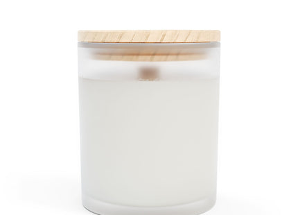 Goddess of the Swirling Sea Frosted Glass Candle, 11oz