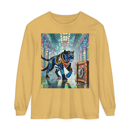 Cyber Panther's Hunt Long Sleeve T-Shirt