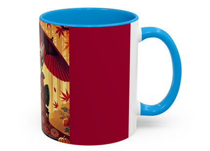 Theatrical Harvest Rabbit Colorful Mugs (11oz, 15oz)