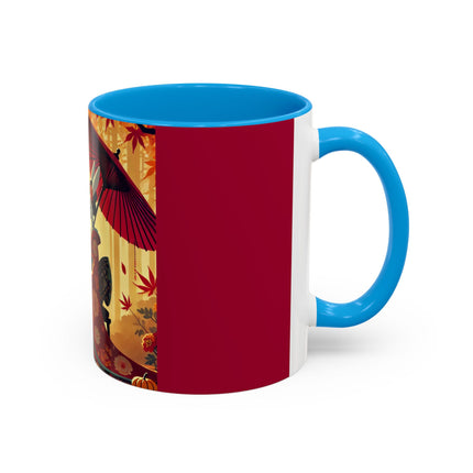 Theatrical Harvest Rabbit Colorful Mugs (11oz, 15oz)