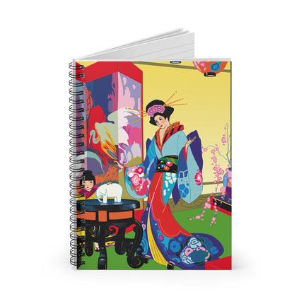A Timeless Journey by Umberto Brunelleschi Spiral Notebook - Ruled Line