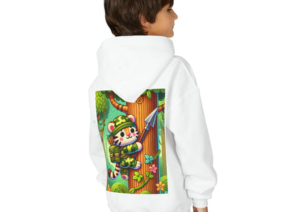 Stealthy Stripes Youth Heavy Blend Hooded Sweatshirt