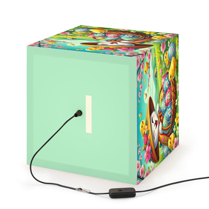 Geisha Kitten’s Easter Delight Light Cube Lamp