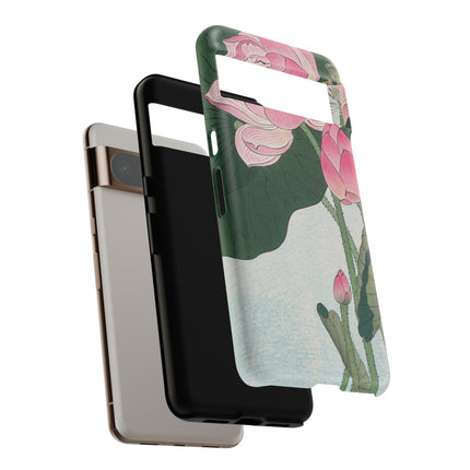 Blooming Lotus Flowers by Ohara Koson Phone Cases