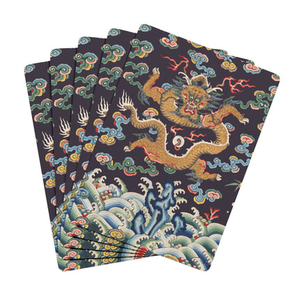 Rank Badge with Dragon with Deer Hooves Playing Cards