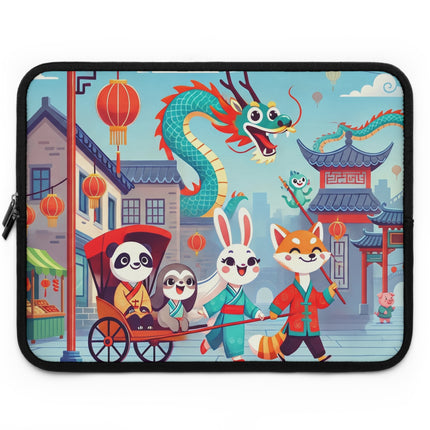 The Little Dragon and Friends Laptop Sleeve – Friendship, Adventure & Storybook Charm