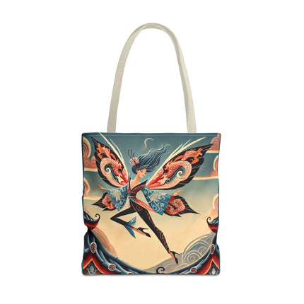 The Dragon Fairy of the Temple Tote Bag – Mythic Grace & Ancient Power