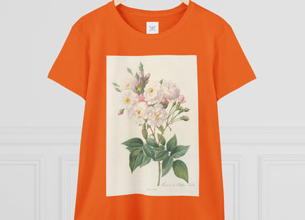 Rosa Noisettiana by Pierre Joseph Redouté Women's Midweight Cotton Tee