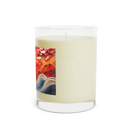 Vibrant Sunrise Sky Scented Candle - Full Glass, 11oz - The White Tea & Fig, The Lavender & Sage, and The Ocean Mist & Moss