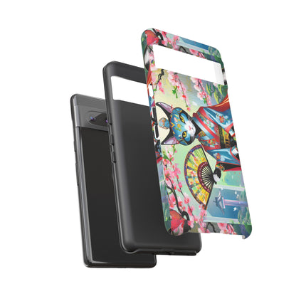 Cyberpunk Geisha Phone Cases