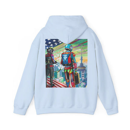NSA Cyber Punk Computer Hacking Team – Heavy Blend™ Hooded Sweatshirt