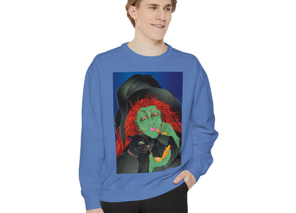 Mirror, Mirror A Witch's Touch Unisex Garment-Dyed Sweatshirt